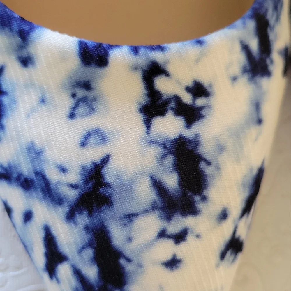 Kelly & Katie NEW Blue Tie Dye Pointed Toe Misha Classic Pumps Heels Size 10M - Picture 3 of 11